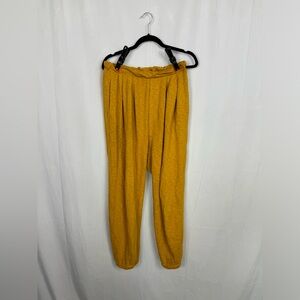 FP beach pants in mustard yellow